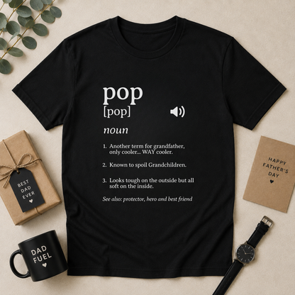Pop Definition T-Shirt | Father’s Day Gift for Grandad