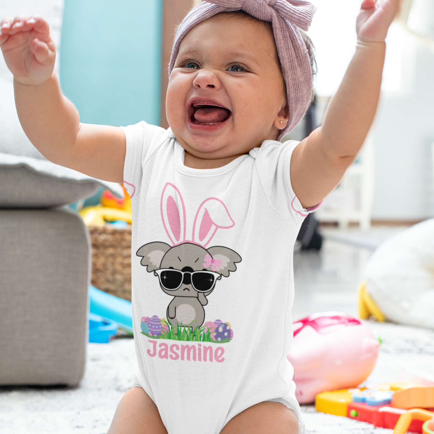 Personalised Easter Koala Bunny Shirts