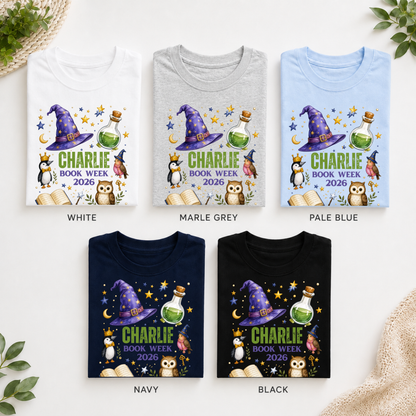 Personalised Fantasy Book Week 2026 Shirt – Kids & Adults