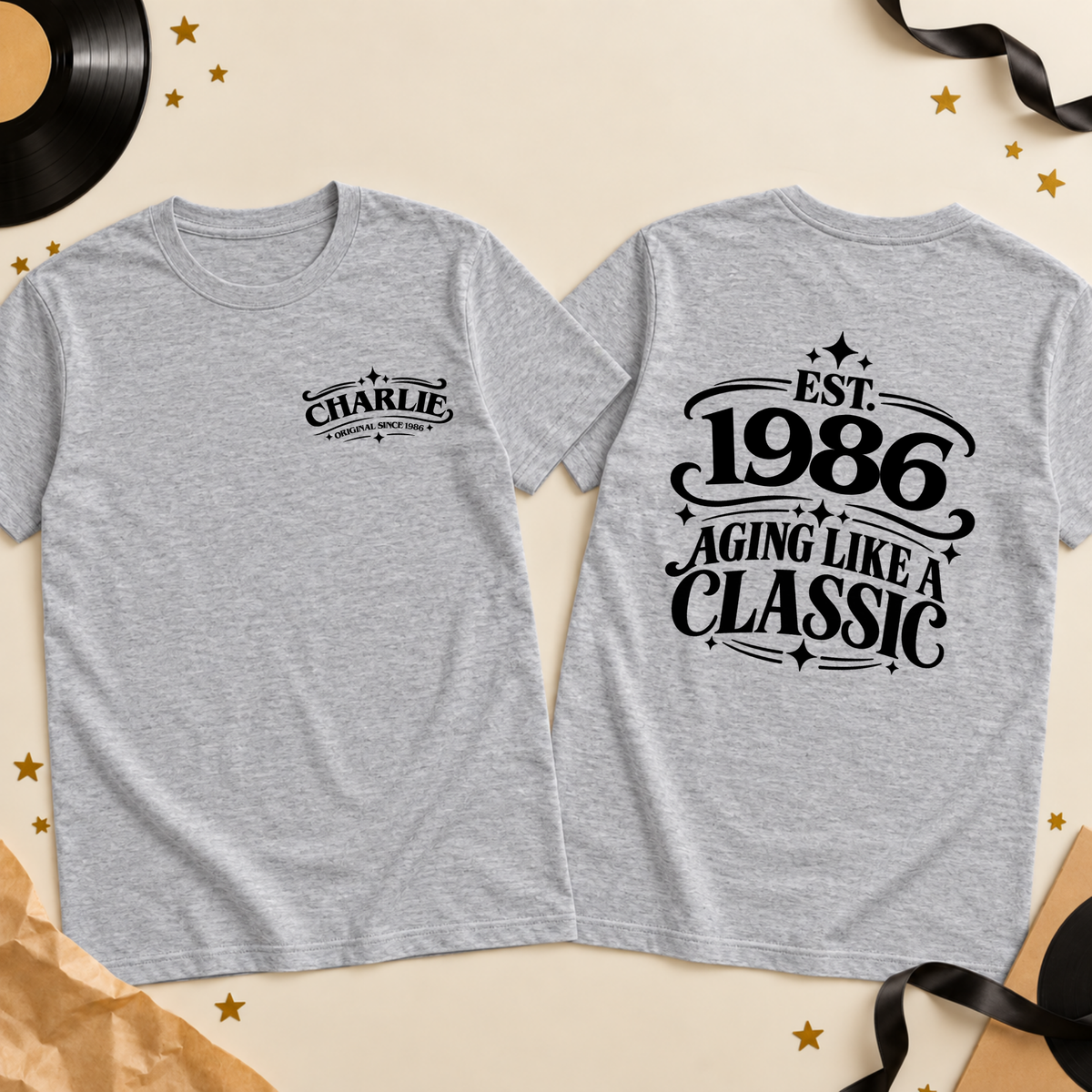 Personalised Aging Like a Classic T-Shirt