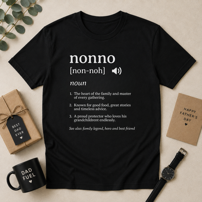 Nonno Definition T-Shirt – Italian Grandfather Gift