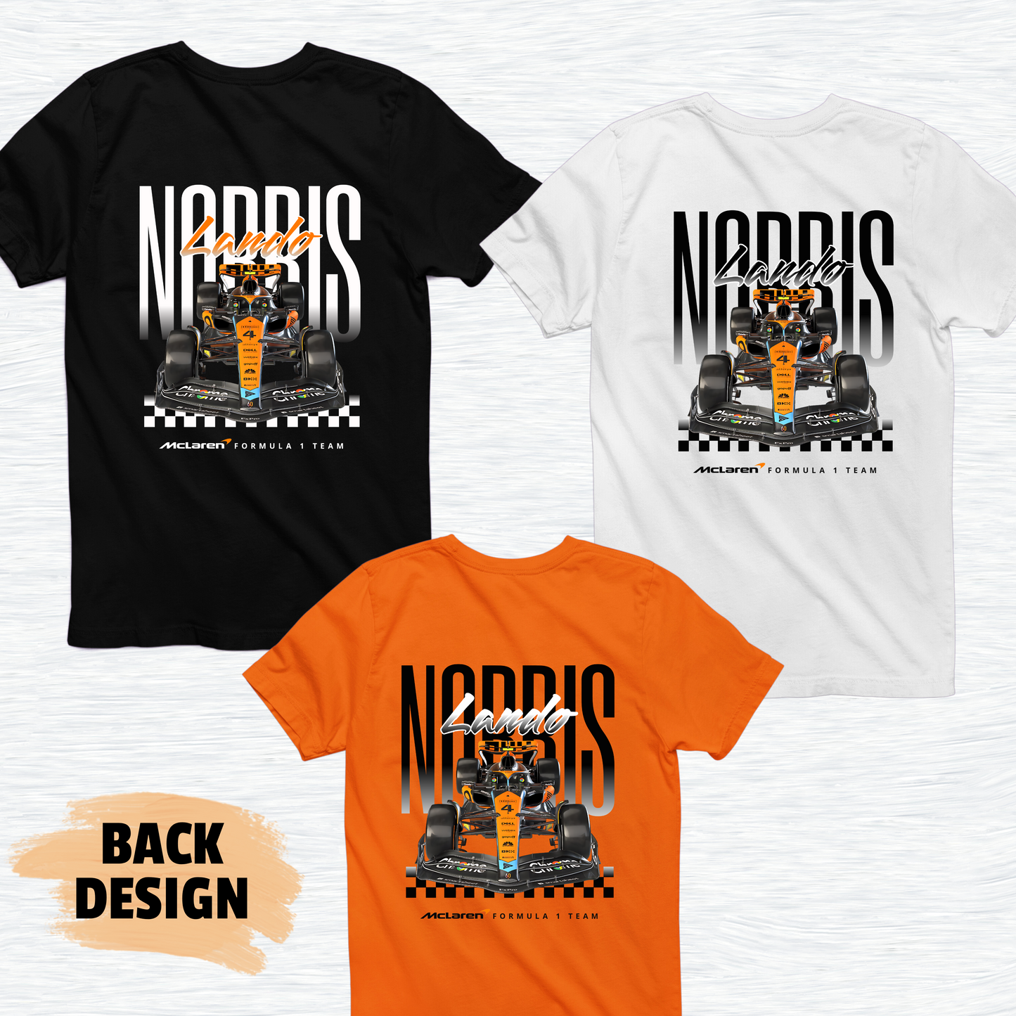 Lando Norris F1 Inspired T-Shirt
