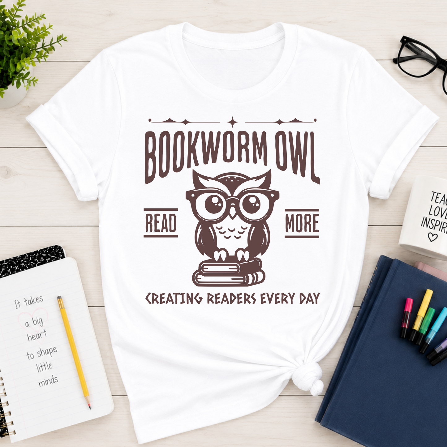 Bookworm Owl Teacher Shirt Book Week Australia