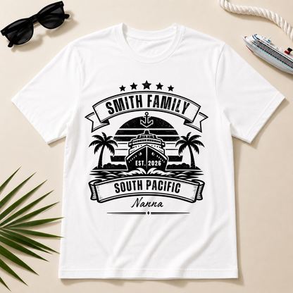 Personalised Family Cruise Shirt