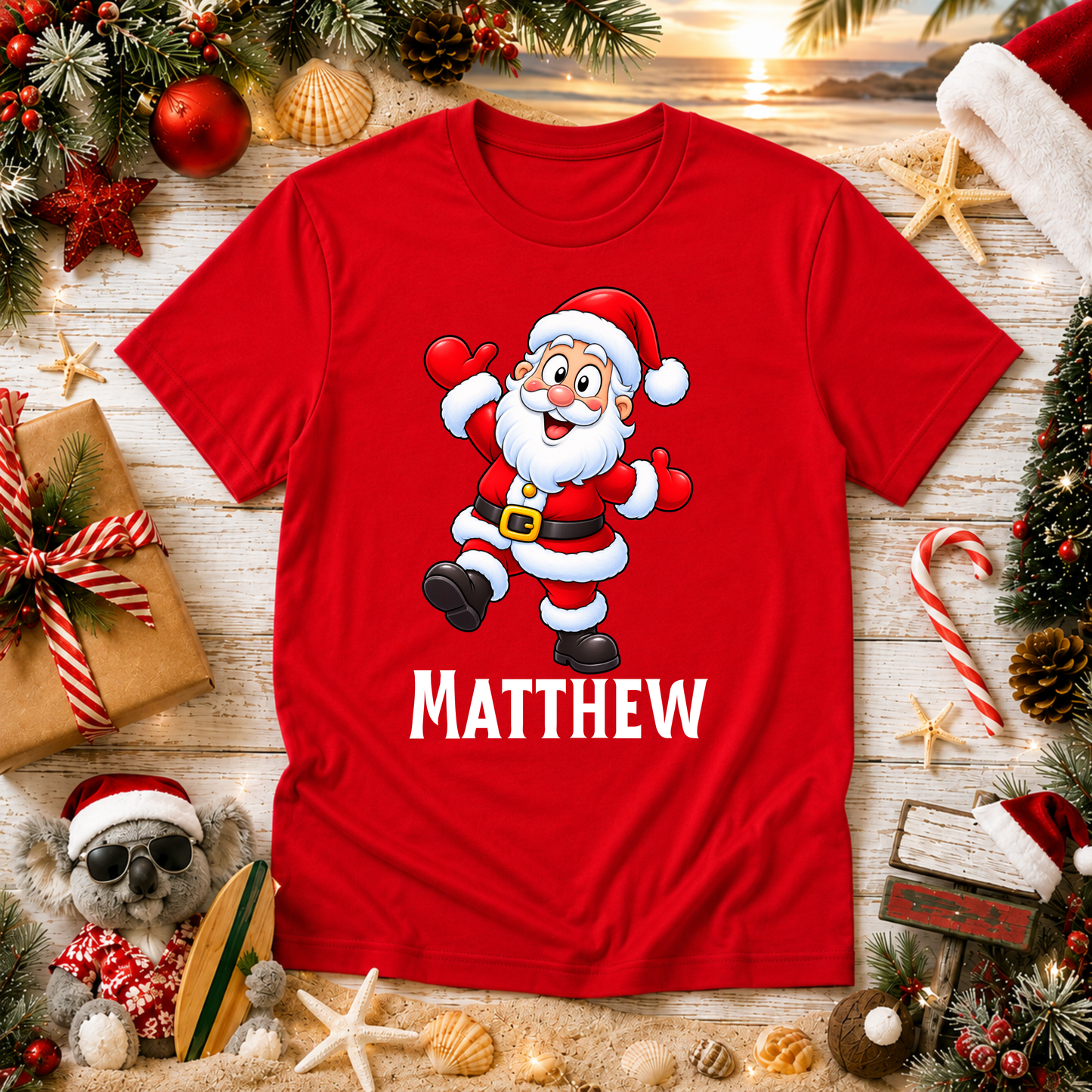 Personalised Christmas Shirts for Kids & Adults | Christmas Character T-Shirts