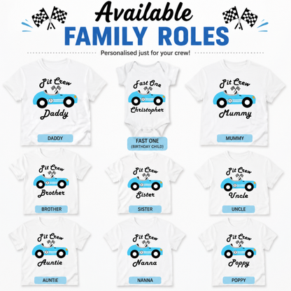 Personalised Fast One Matching Birthday Outfits