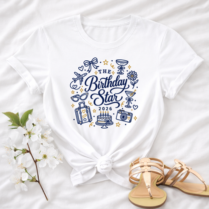 Birthday Star & Crew Matching T-Shirt