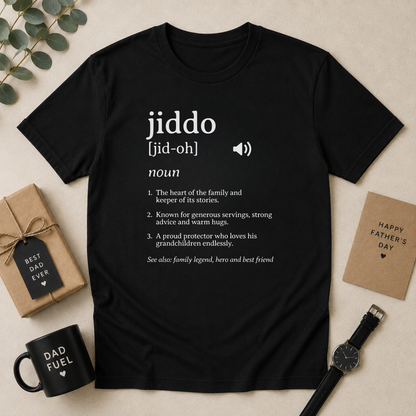 Jiddo Definition T-Shirt – Lebanese Grandfather Gift