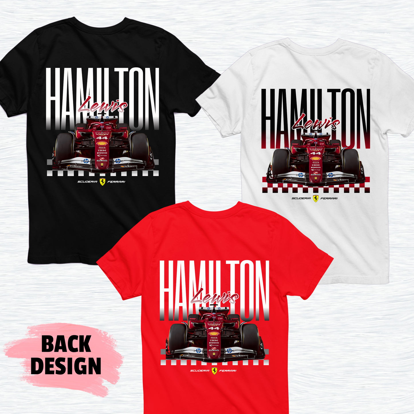 Lewis Hamilton F1 Inspired T-Shirt