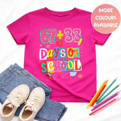 100 Days of School 67 Shirt