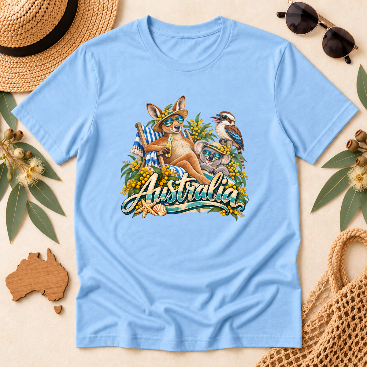 Australian Animals T-Shirt – Matching Family Summer Design