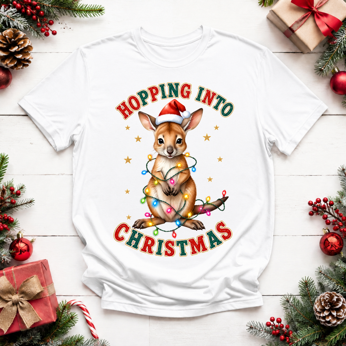 Australian Animal Christmas T-Shirt – 12 Festive Designs