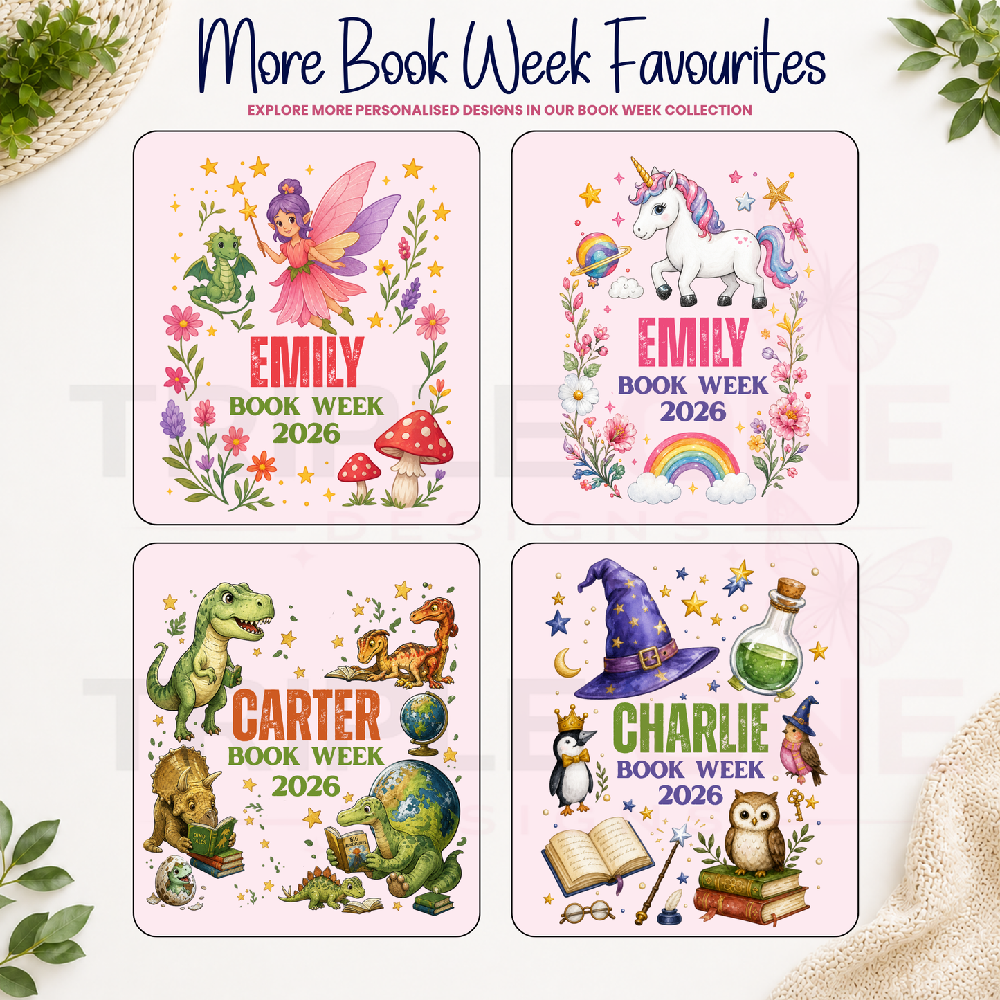 Personalised Ballet Princess Book Week 2026 Shirt – Kids & Adults