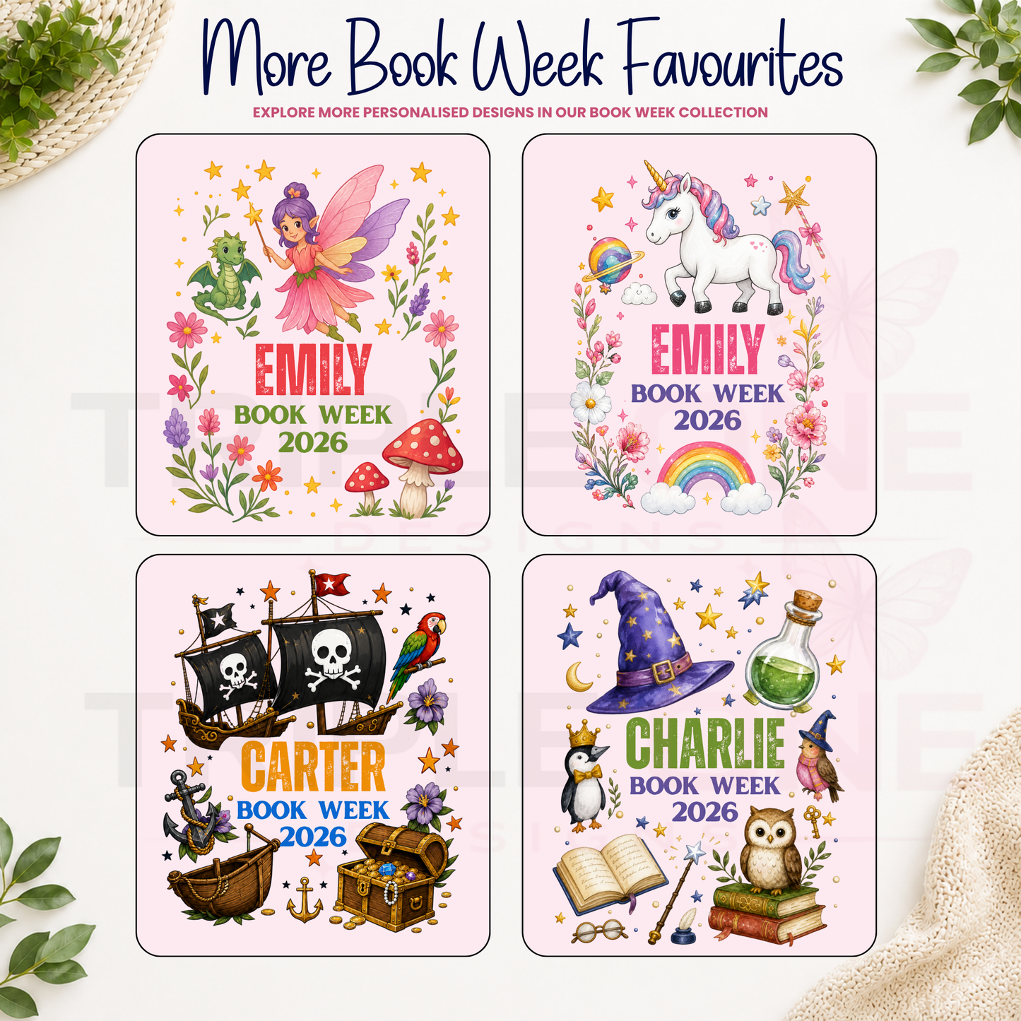 Personalised Dragon Book Week 2026 Kids T-Shirt