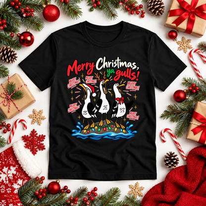 Merry Christmas Ya Gulls T-Shirt