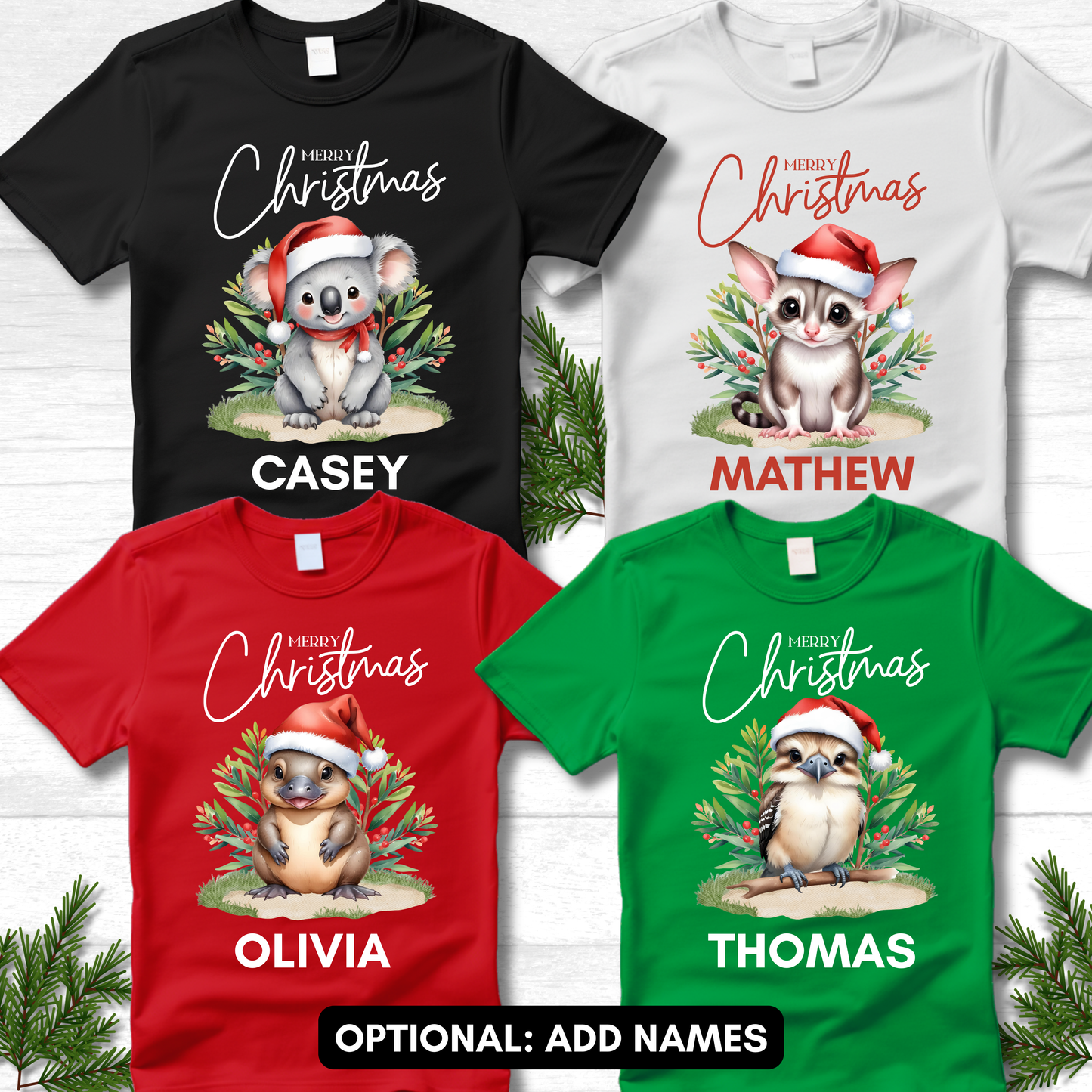 Christmas In July Aussie Animals Shirt