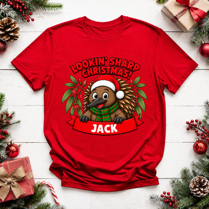 Personalised Aussie Animal Christmas T-Shirt