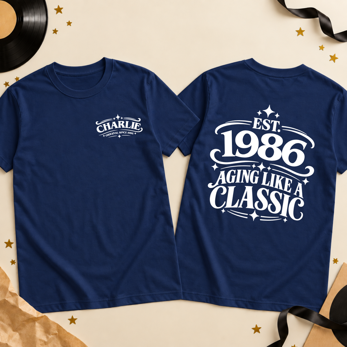 Personalised Aging Like a Classic T-Shirt