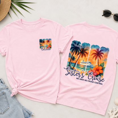 Personalised Sisters Cruise Shirt