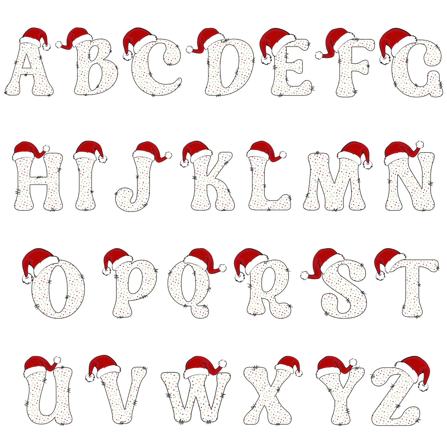 Personalised Red Velvet Santa Sack