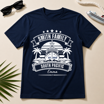 Personalised Family Cruise Shirt