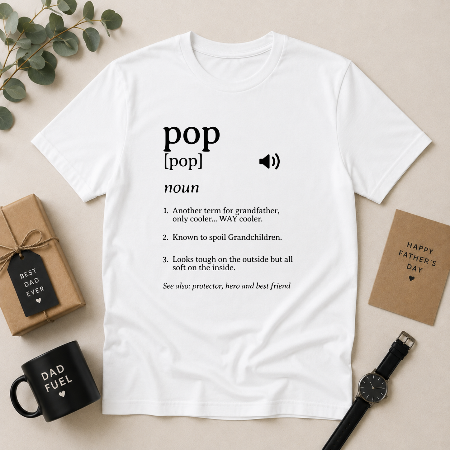 Pop Definition T-Shirt | Father’s Day Gift for Grandad