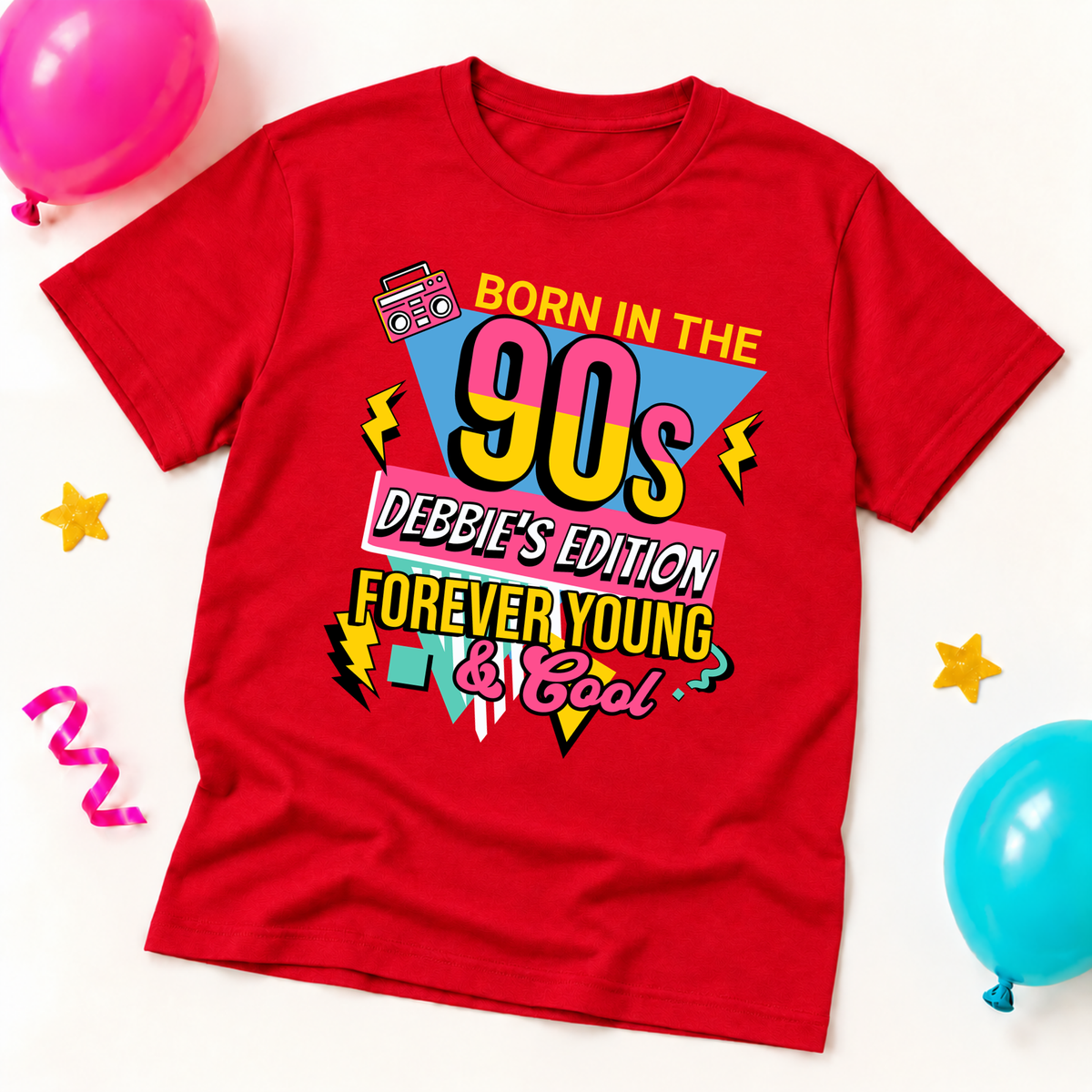 Personalised Born in the 90s T-Shirt