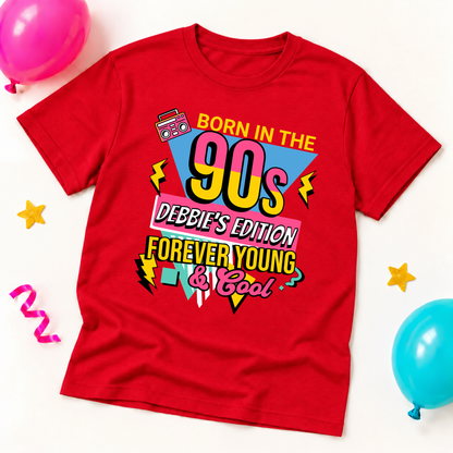 Personalised Born in the 90s T-Shirt