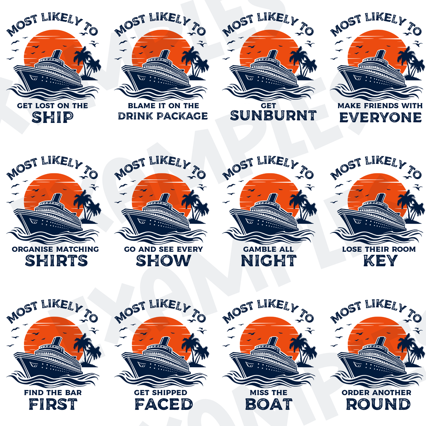 Most Likely to Custom Cruise Shirts
