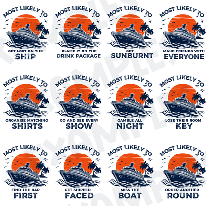 Most Likely to Custom Cruise Shirts