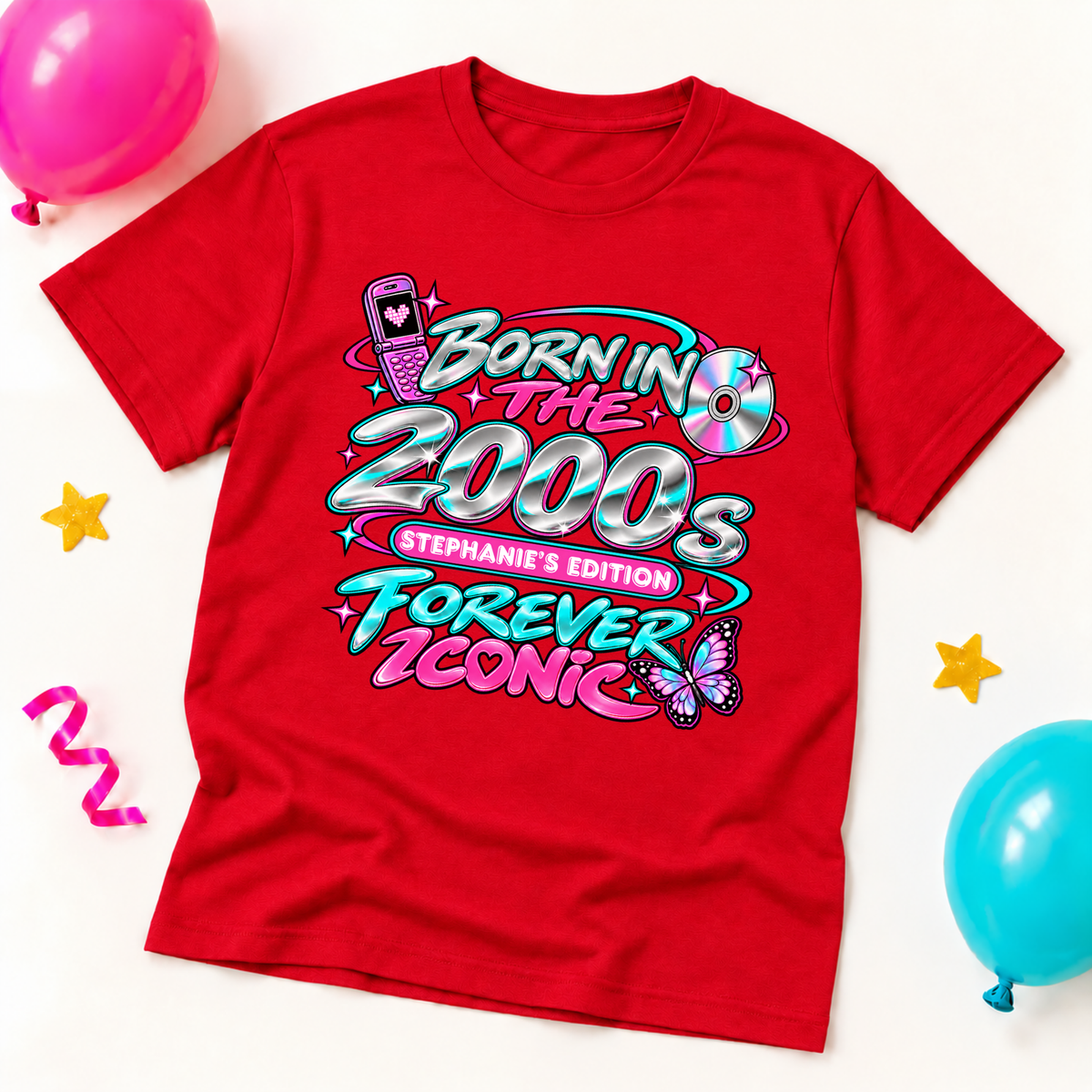 Personalised Born in the 2000s T-Shirt