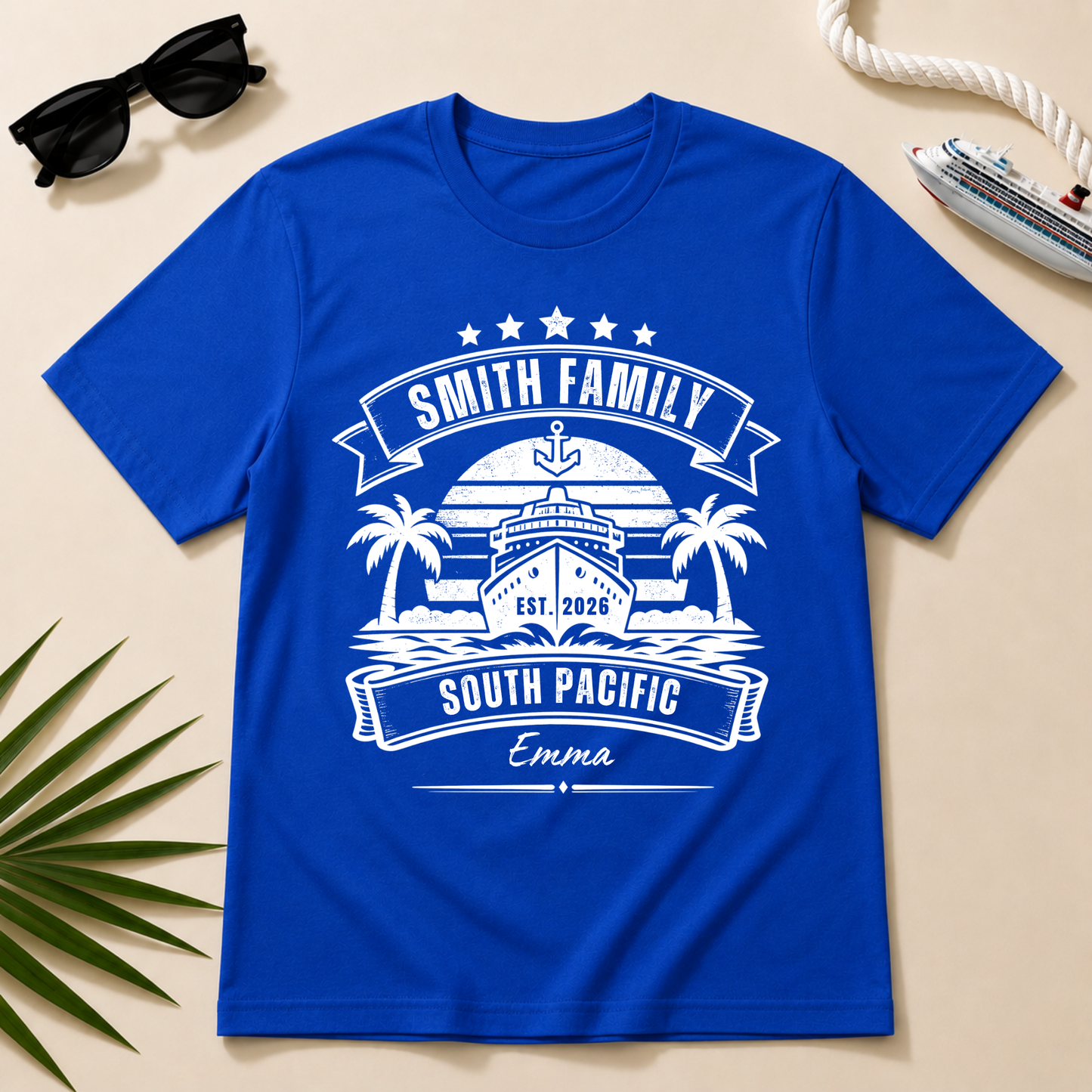 Personalised Family Cruise Shirt