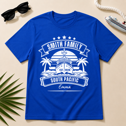 Personalised Family Cruise Shirt