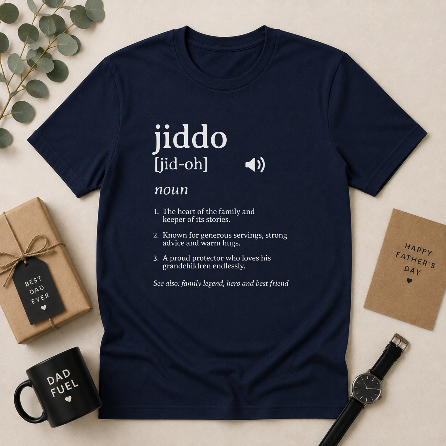 Jiddo Definition T-Shirt – Lebanese Grandfather Gift