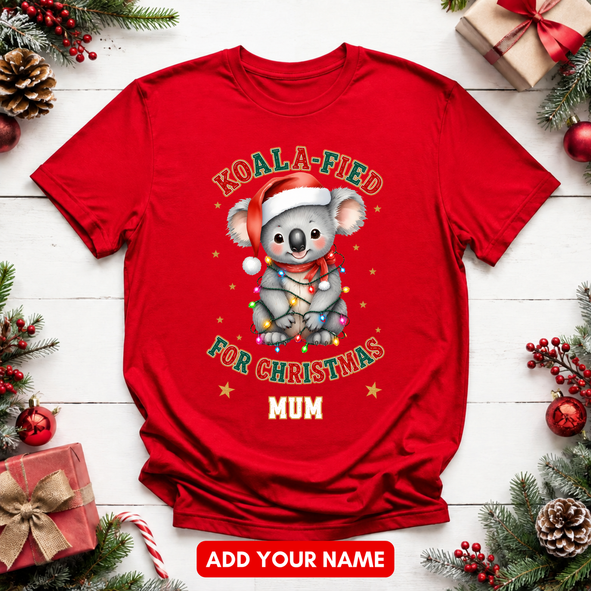 Australian Animal Christmas T-Shirt – 12 Festive Designs