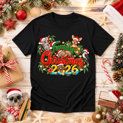 Australian Family Christmas T-Shirt 2026 – Matching Shirts