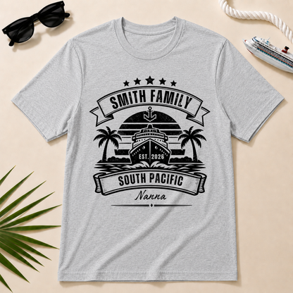 Personalised Family Cruise Shirt
