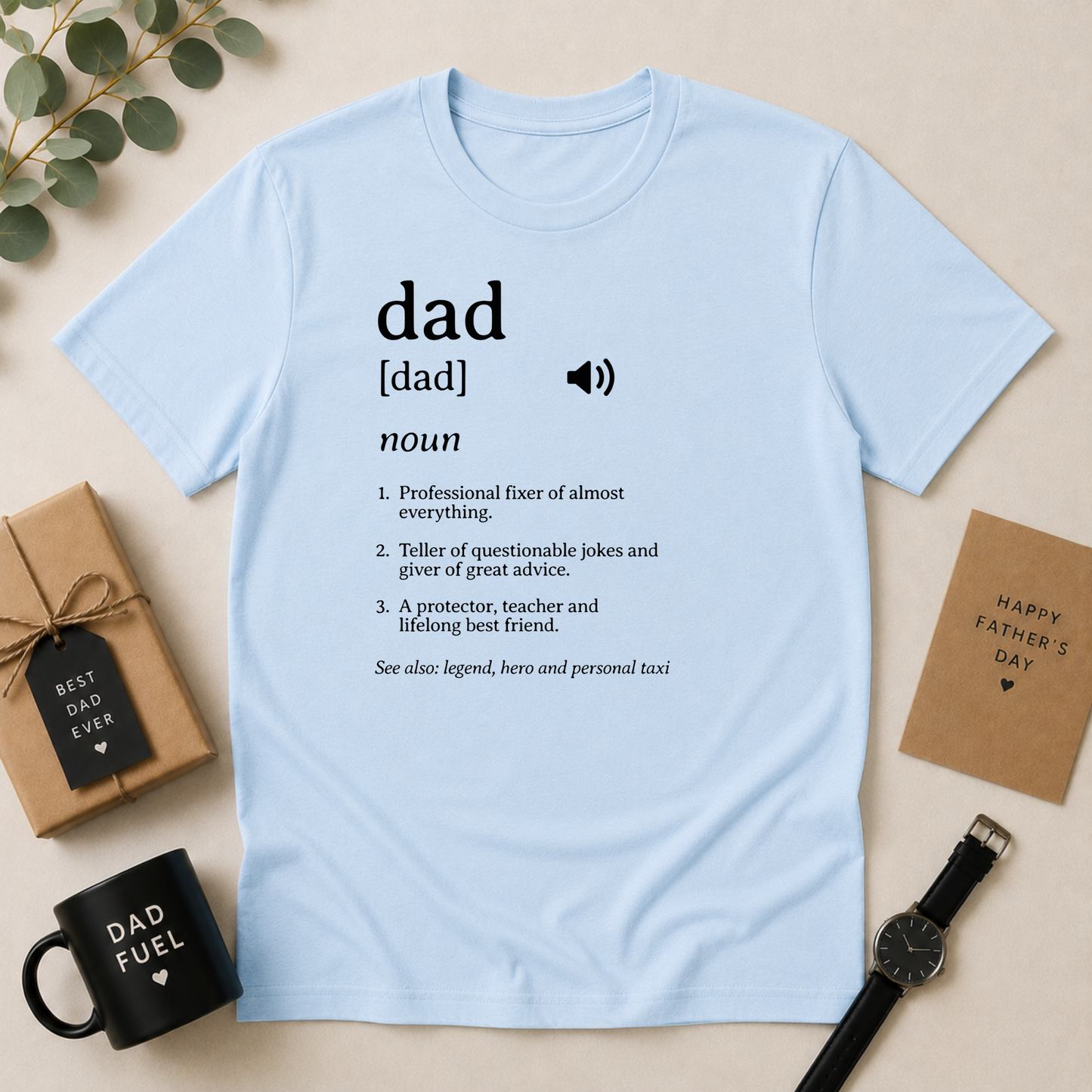 Dad Definition T-Shirt – Funny Father’s Day Gift