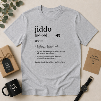 Jiddo Definition T-Shirt – Lebanese Grandfather Gift