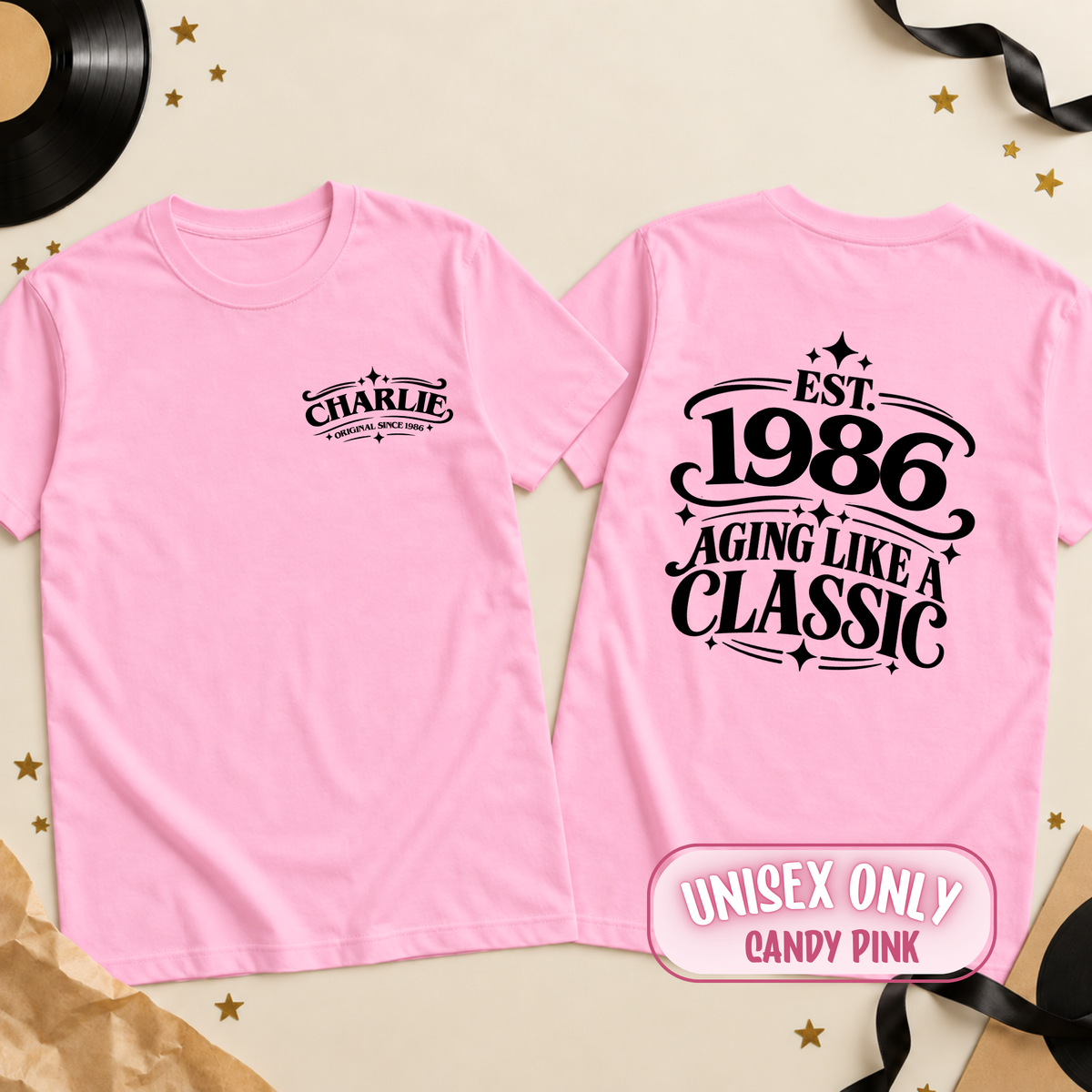 Personalised Aging Like a Classic T-Shirt
