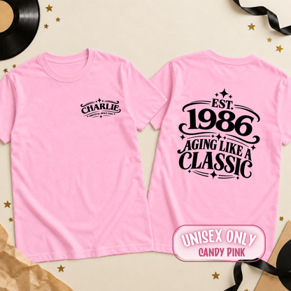 Personalised Aging Like a Classic T-Shirt