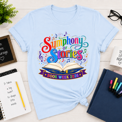 Symphony of Stories Colourful Book Week Shirt