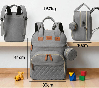 Nappy Backpack with Changing Station