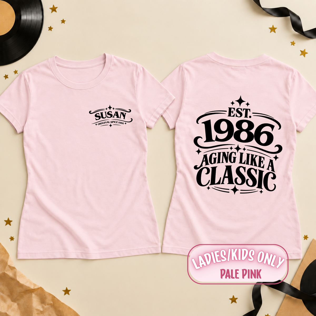 Personalised Aging Like a Classic T-Shirt