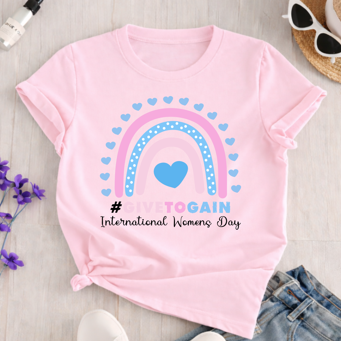 International Women's Day Give to Gain Shirt