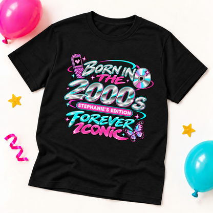 Personalised Born in the 2000s T-Shirt
