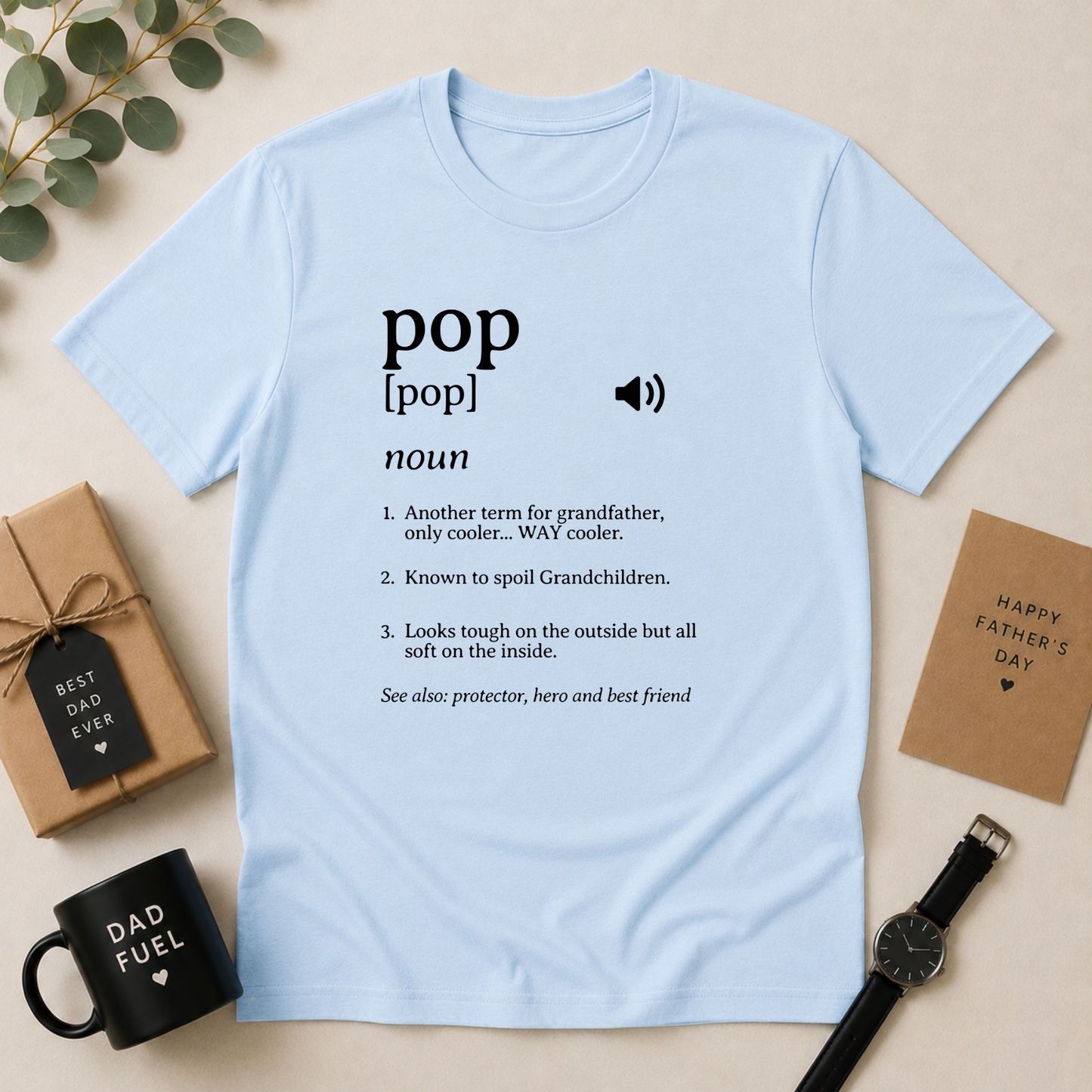 Pop Definition T-Shirt | Father’s Day Gift for Grandad