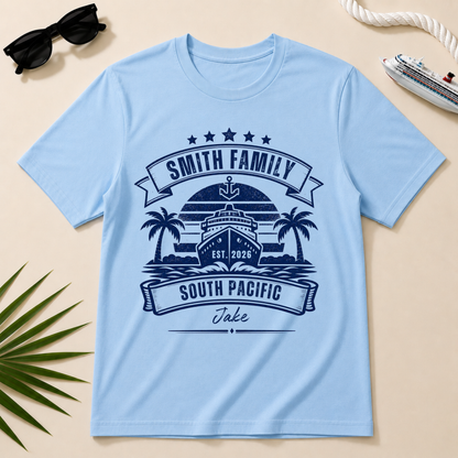 Personalised Family Cruise Shirt