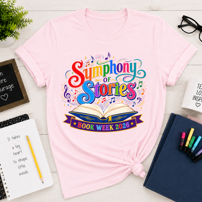 Symphony of Stories Colourful Book Week Shirt