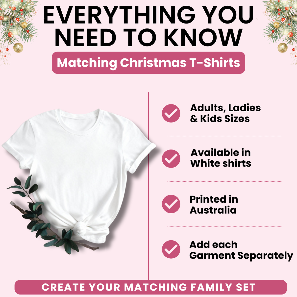 Aussie Christmas Mugshot T-Shirt